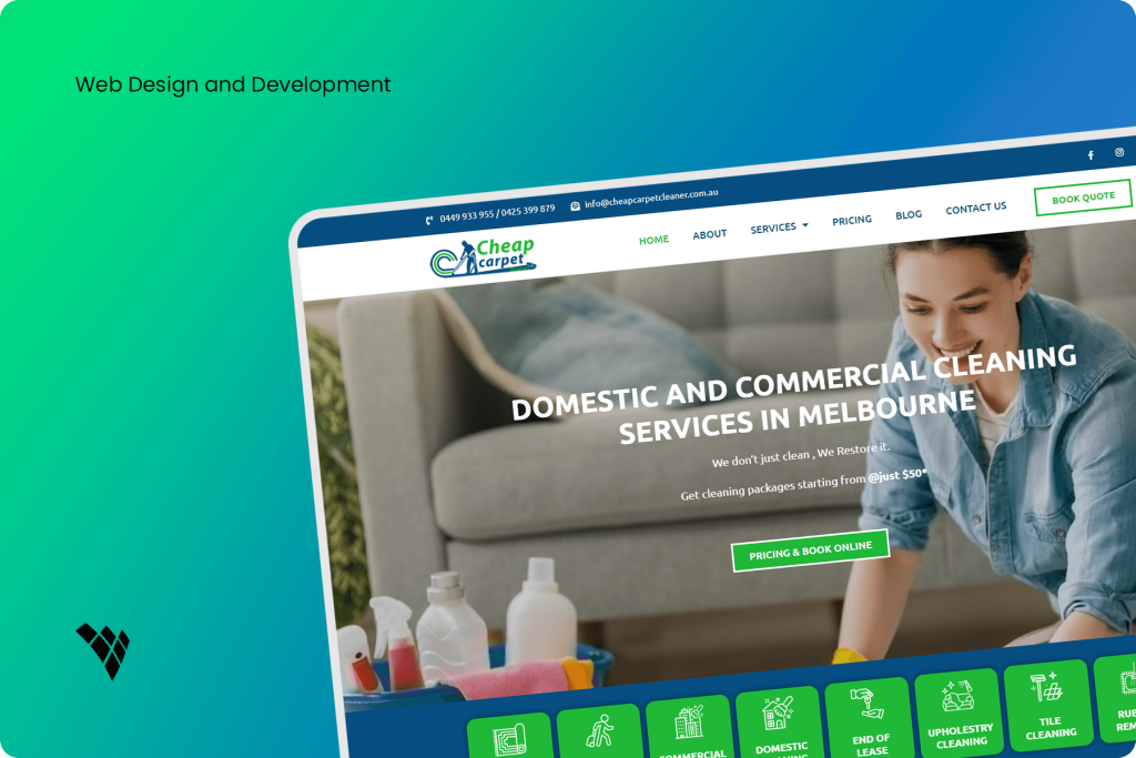 web design and development - cheapcarpetcleaner